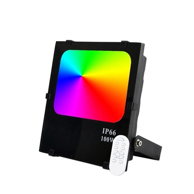 বাণিজ্যিক কেন্দ্রের জন্য স্মার্ট IK08 IP66 RGB LED ফ্লাড লাইট 2700K থেকে 6500K
