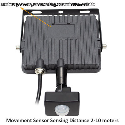 Integrated LED Driver Wattage PIR Flood Light Superior Color Selection For Outdoor Spaces