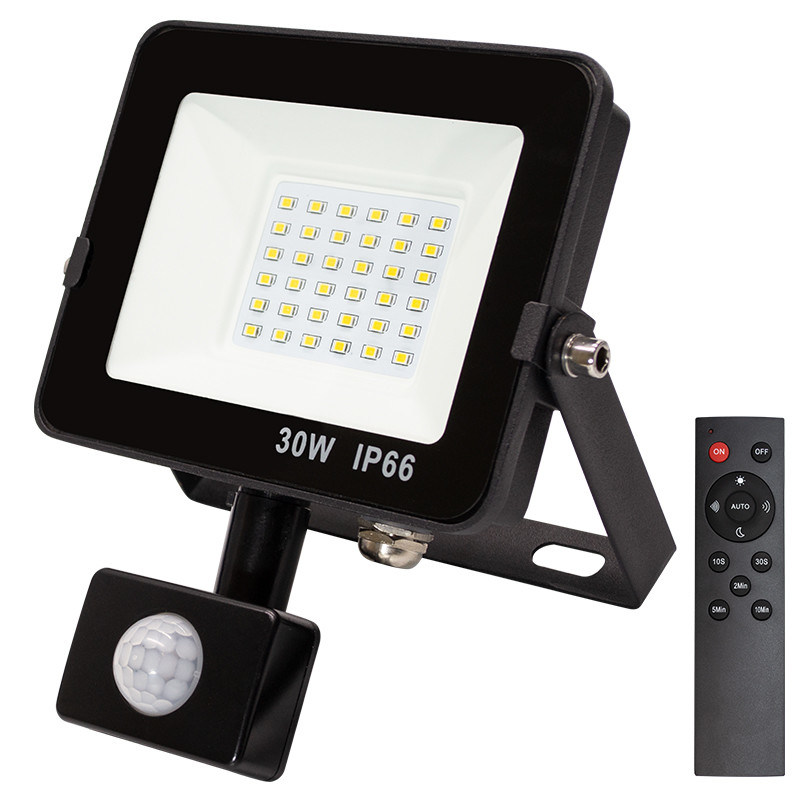 Integrated LED Driver Wattage PIR Flood Light Superior Color Selection For Outdoor Spaces