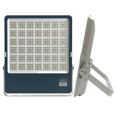 60000lm LED ফ্লাড লাইট হাই পাওয়ার লাইট গ্রে ফিনিস বডি CRI 70