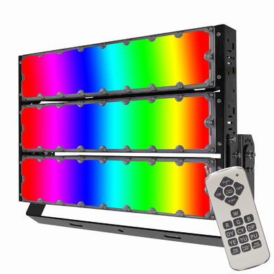 600W RGB কালার পরিবর্তনকারী LED ফ্লাডলাইট, রিমোট কন্ট্রোল অথবা DMX সহ